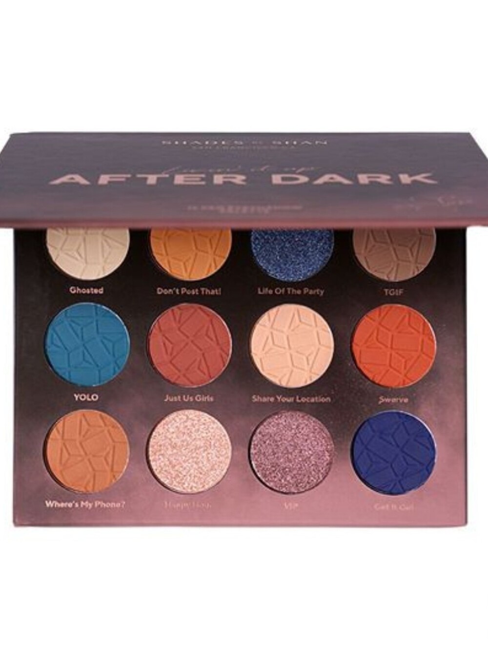 NEW~ Shades By Shan~  Living It Up After Dark ~ 12-Color Eyeshadow Palette